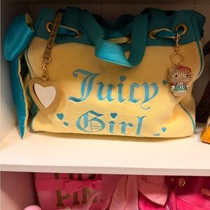 Yellow and Blue juicy couture daydream bag!!